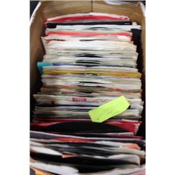 BOX OF 45'S  RECORDS