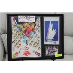 1981 CANADA CUP COLLAGE, AUTHENTIC SIGNATURES