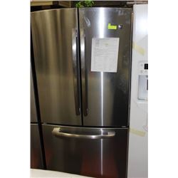 GE 22.1 CU.FT. BOTTOM-MOUNT FRENCH DOOR FRIDGE