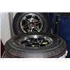 Image 1 : 235-80 R16 ALUMINUM TRAILER RIM W TIRE X2