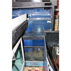 STACK OF 2 COMMERCIAL FISH AQUARIUMS ON CHOICE