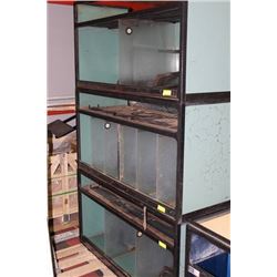 STACK OF 3 REPTILE TERRARIUMS