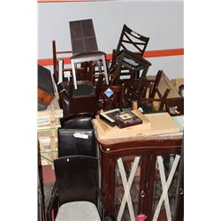 ASST. SIDECHAIRS AND BAR STOOLS X25