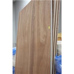 STACK OF 18 THIN TRAILER SIDING PANEL