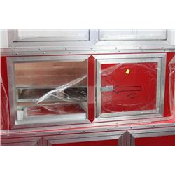 2 DOOR TRAILER CABINET ON CHOICE: RED
