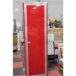 6'6" RED TRAILER STORAGE CLOSET