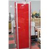 Image 1 : 6'6" RED TRAILER STORAGE CLOSET