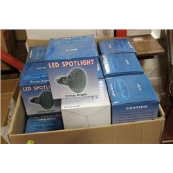 CASE OF 27 LED SPOT LIGHTS