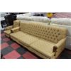 Image 1 : VINTAGE FRENCH PROVINCIAL GOLD TONE SOFA W
