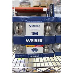 WEISER SINGLE CYLINDER DEADBOLT W KEYED ENTRY