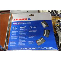 LENOX 7 1/4" THIN STEEL CUTTING BLADE