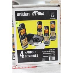 UNIDEN D1780-4 CORDLESS PHONE