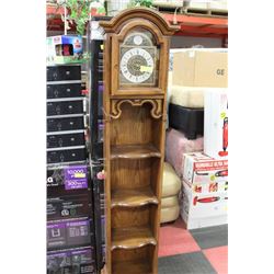 TEMPEST FUGIT GRANDFATHER STYLE SHELF CLOCK