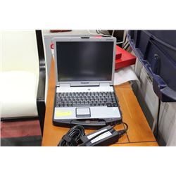 PANASONIC TOUGHBOOK LAPTOP WITH POWER ADAPTER