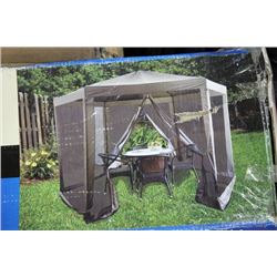 HEXAGON GAZEBO WITH SCREEN