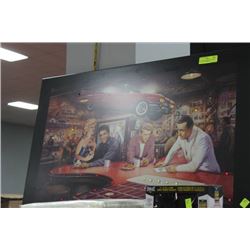 ELVIS PLAQUE LIGHT-UP PICTURE "EVENING AT RICKS" W