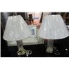 Image 1 : PAIR OF ESTATE CRYSTAL LAMPS