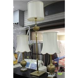 ESTATE 3 PC LAMP SET