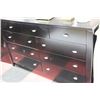 Image 1 : BLACK 9 DRAWER DRESSER
