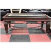 Image 1 : WOOD AND GLASS COFFEE TABLE