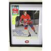 Image 1 : AUTHENTIC AUTOGRAPH FRAMED HOCKEY PICTURE