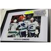 Image 1 : AUTHENTIC AUTOGRAPH FRAMED HOCKEY PICTURE