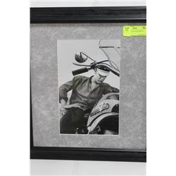 VINTAGE "ELVIS AND HARLEY" PICTURE