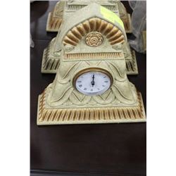 POINTED STYLE MANTLE CLOCK