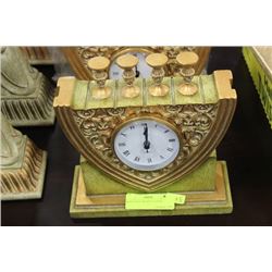 HARP STYLE MANTLE CLOCK