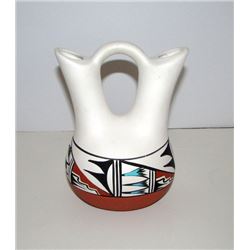 Vintage Native American Acoma Pueblo Wedding Vase