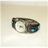 Image 1 : Early Navajo Thomas Tommy Singer Watch Band and Watch
