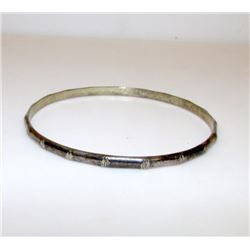 Vintage Mexican Sterling Silver Bangle Bracelet