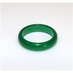 Green Jade Jadeite Ring. Size 7