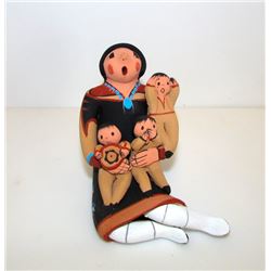 Native American Story Teller Figurine by C Lucero