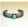 Image 1 : Native American Navajo Sterling Turquoise Bracelet