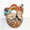 Image 1 : Vintage Native American Pueblo Pottery Wedding Vase