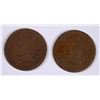 Image 1 : LOT OF ( 2 ) 1864 "L" INDIAN HEAD CENTS, GOOD