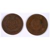 Image 2 : LOT OF ( 2 ) 1864 "L" INDIAN HEAD CENTS, GOOD