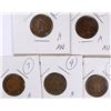 Image 1 : LOT OF ( 5 ) AU INDIAN HEAD CENTS: 1899, ( 2 ) 1900 & (2 ) 1902