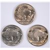 Image 2 : GEM BU BUFFALO NICKELS: 1936, 1937-S AND 1938-D