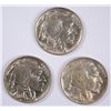 Image 1 : GEM BU BUFFALO NICKELS: 1929, 1935 AND 1936-D