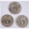 Image 2 : GEM BU BUFFALO NICKELS: 1929, 1935 AND 1936-D