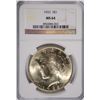 Image 1 : 1922 PEACE DOLLAR NGC MS-64