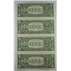 Image 2 : (4) UNCUT SHEET OF 2003 $1 FEDERAL RESERVE NOTES