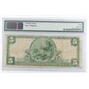 Image 2 : 1902 $5 NATIONAL NEPHI, UT #8508 PMG 15 NET