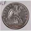1846 SEATED HALF DOLLAR AU-50