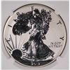 Image 2 : 2012-S $1.00 AMERICAN SILVER EAGLE REVERSE PROOF, NGC PROOF-69 TROLLEY LABEL
