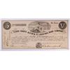 1859 $5 TERRE HAUTE, IN RAILROAD NOTE