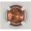 Image 2 : 1946 LINCOLN CENT, NGC MS-66 RED
