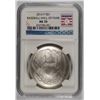 Image 1 : 2014 BASEBALL HALL OF FAME SILVER DOLLAR, NGC MS-70!  WOW!!